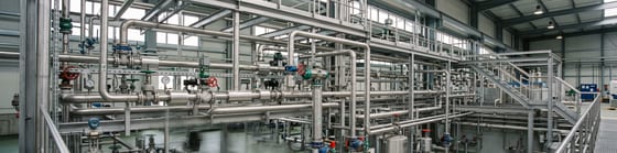 Carpenteria in acciaio inox per l'impiantistica industriale
