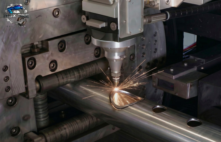 Taglio laser tubo a Parma per tubi e profili metallici destinati alla carpenteria metallica - INOX ONE SOLUTION SRLS